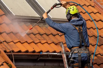 Démoussage et hydrofuge de toiture à Humerœuille